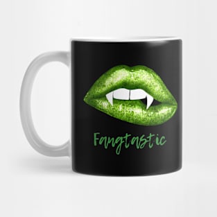 Fangtastic Green Lips Mug